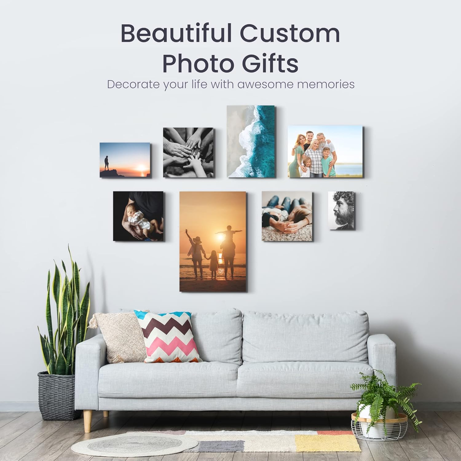 Personalized Memories Canvas Prints with Your Photos