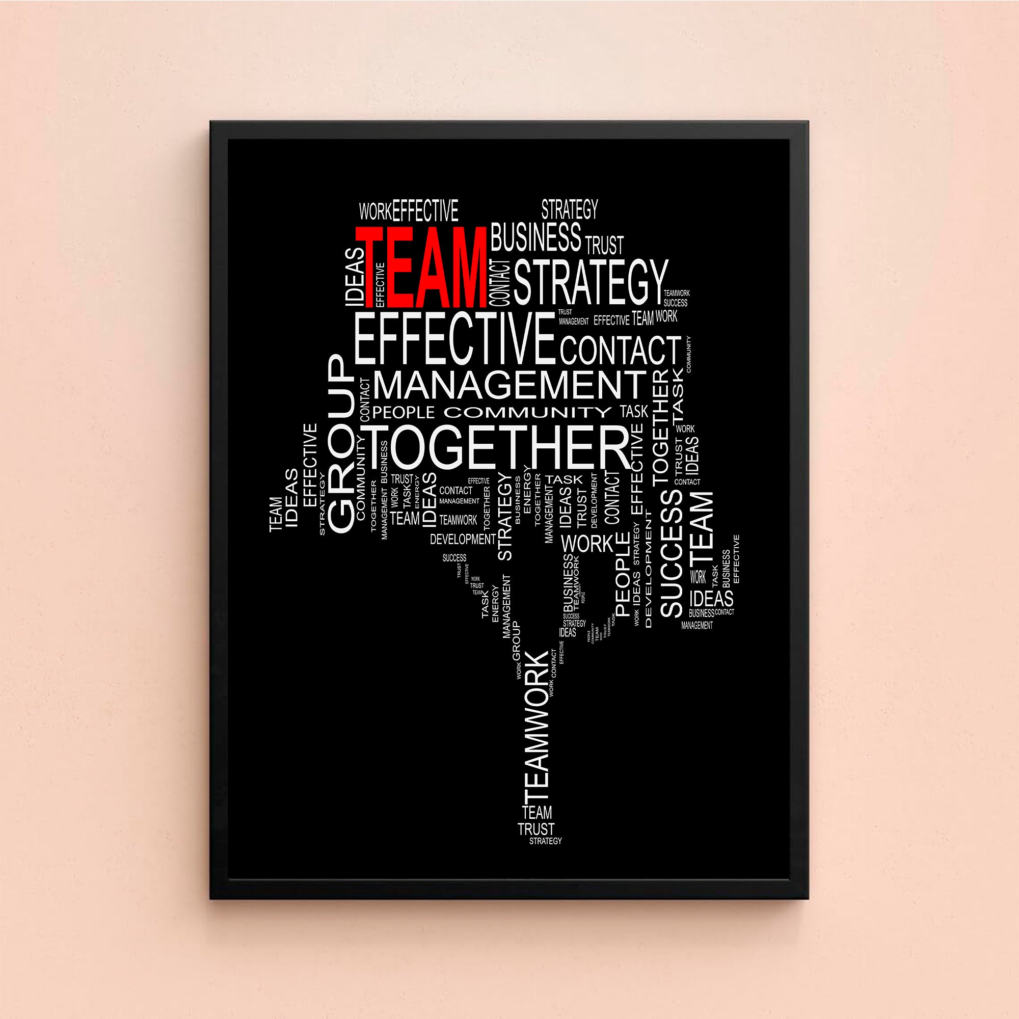 Motivation Canvas Prints Wall Art Poster or Framed Canvas