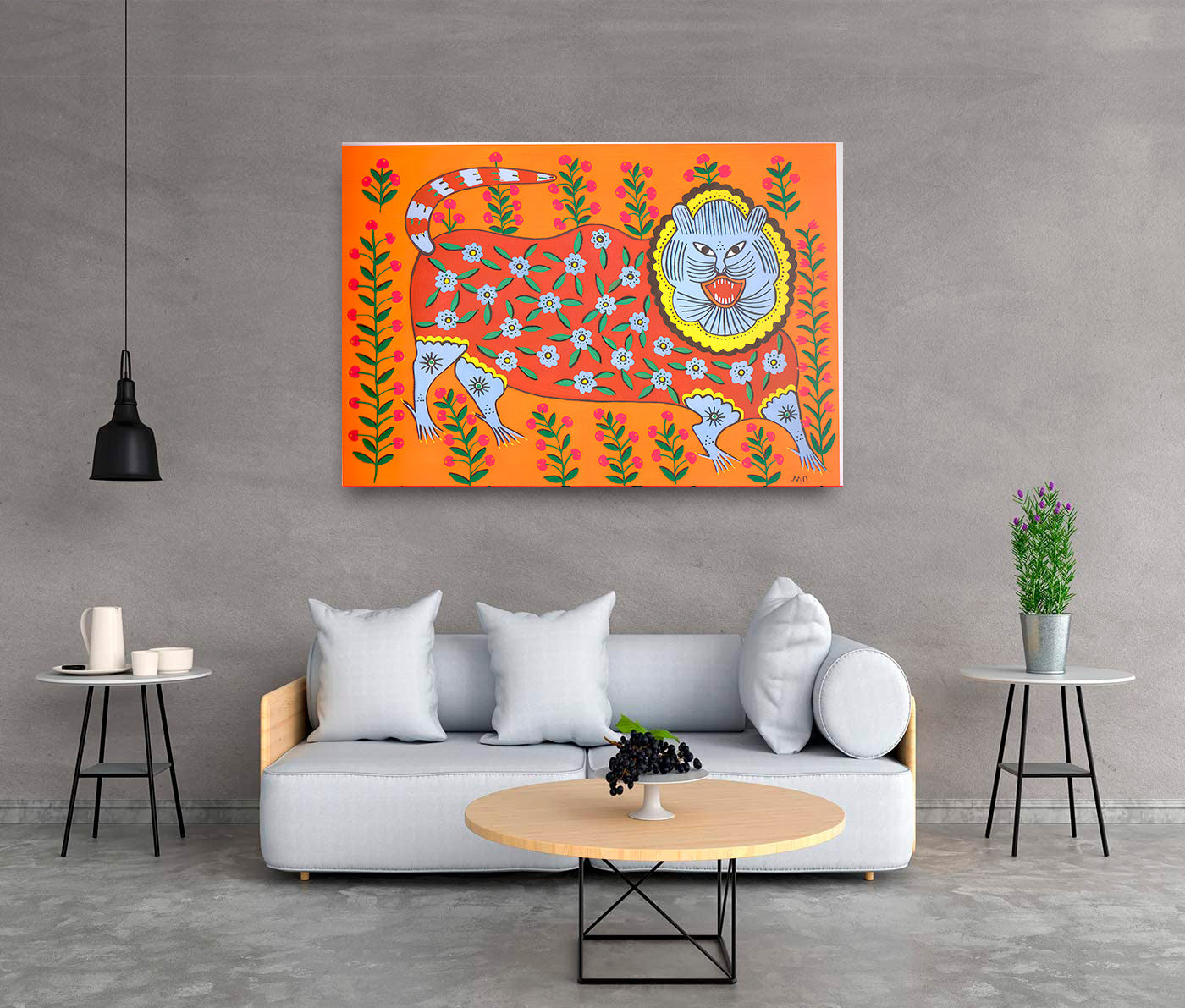 Mariia Prymachenko Canvas Wall Art - Celebrate Ukrainian Folk Art