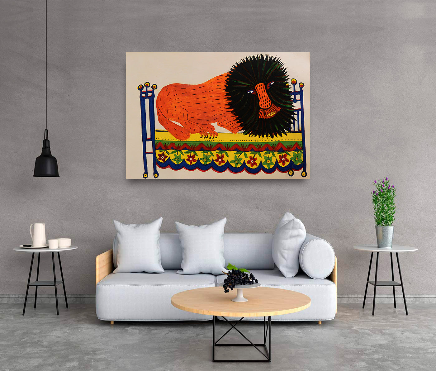 Mariia Prymachenko Canvas Wall Art - Celebrate Ukrainian Folk Art