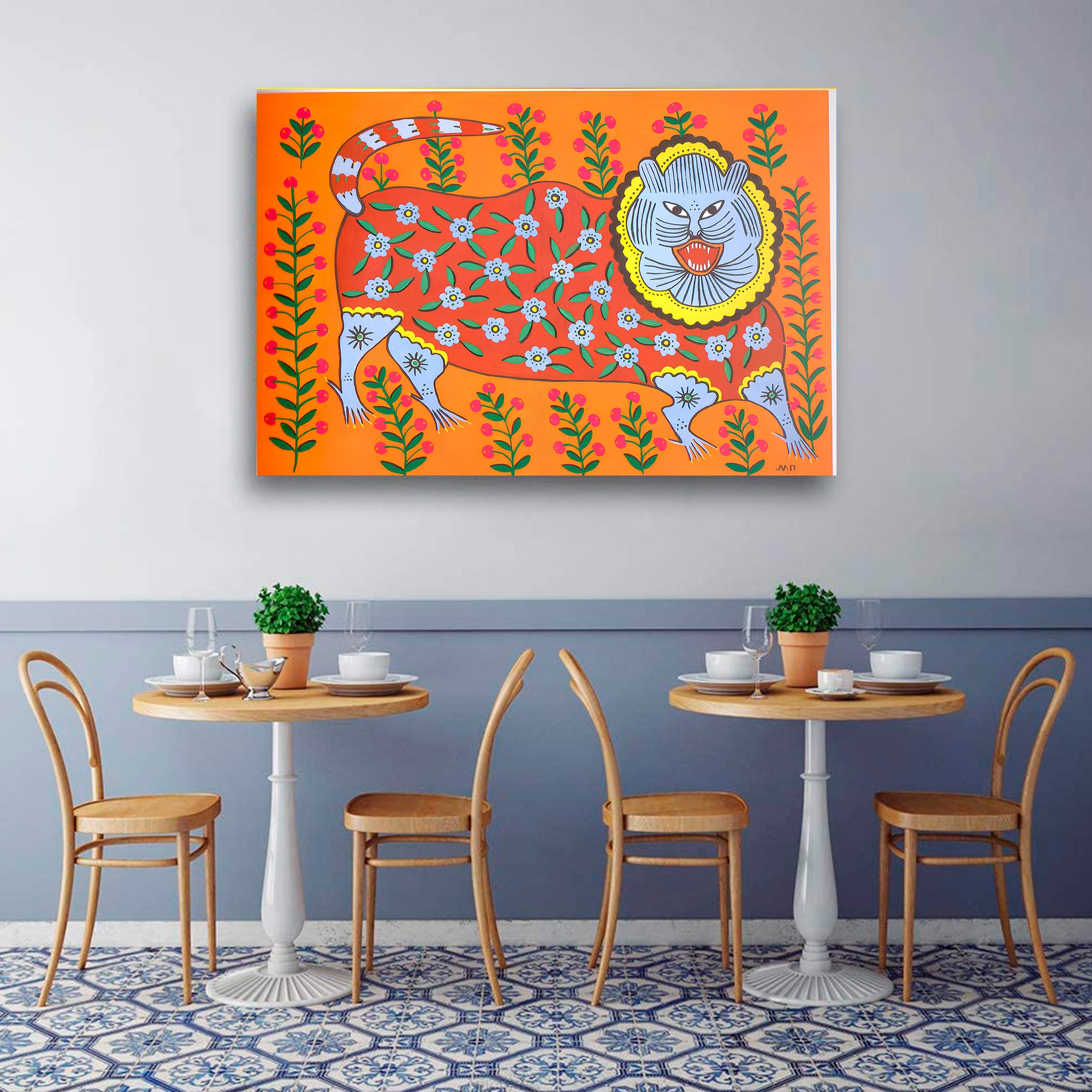 Mariia Prymachenko Canvas Wall Art - Celebrate Ukrainian Folk Art