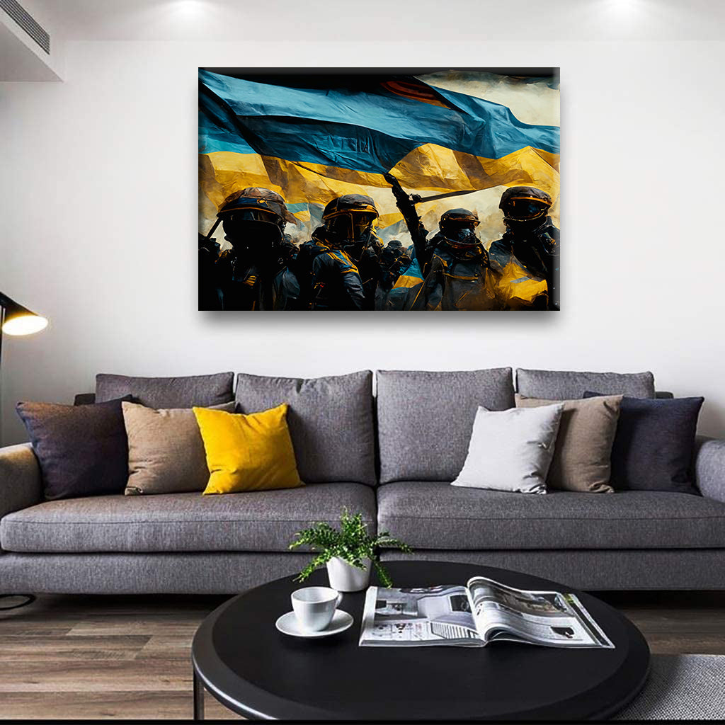 Ukraine Canvas Prints Wall Art Ukrainian Heroes