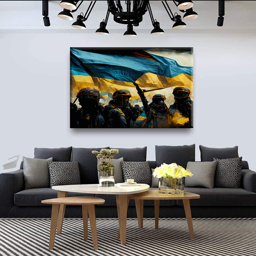 Ukraine Canvas Prints Wall Art Ukrainian Heroes