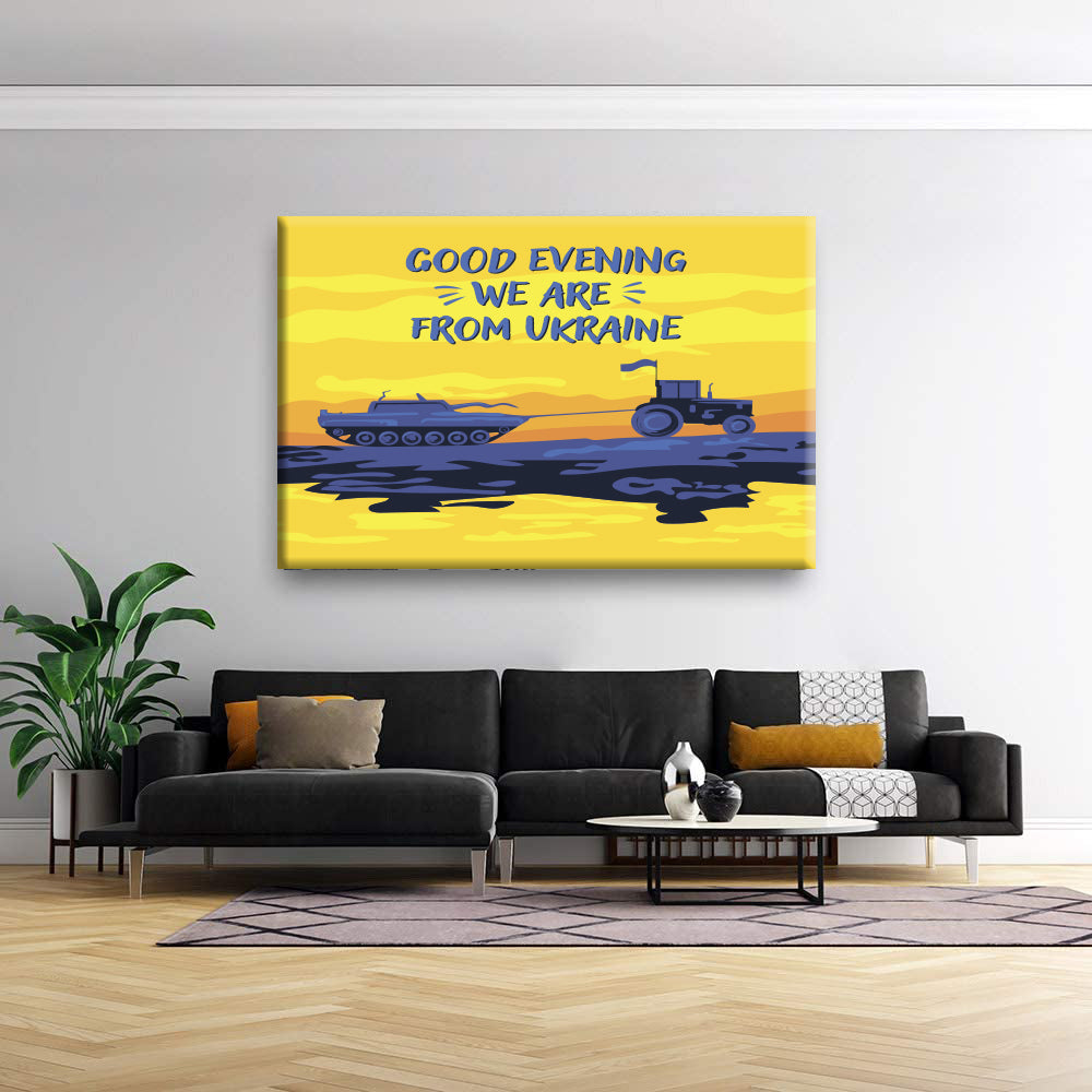 Ukraine Canvas Prints Wall Art We are from Ukraine