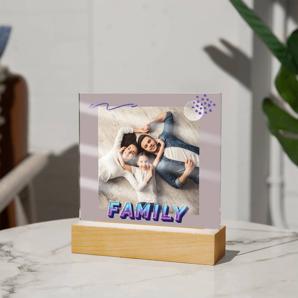 Personalized Acrylic Square Plaque