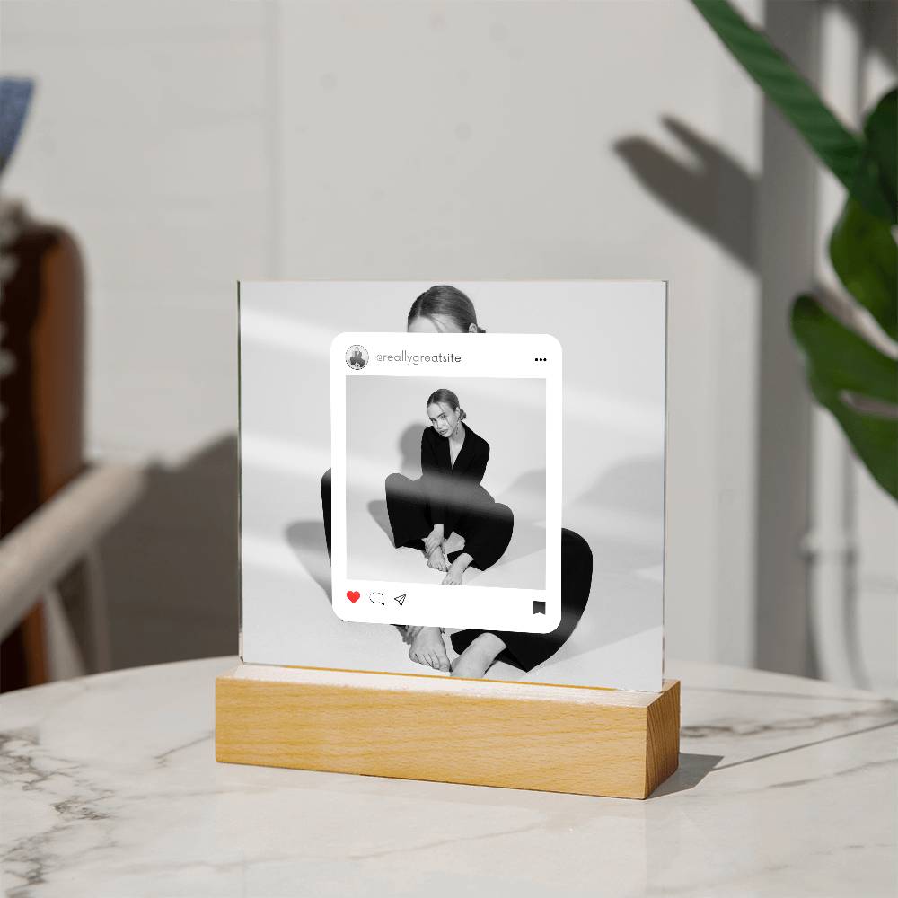 Personalized Acrylic Square Plaque