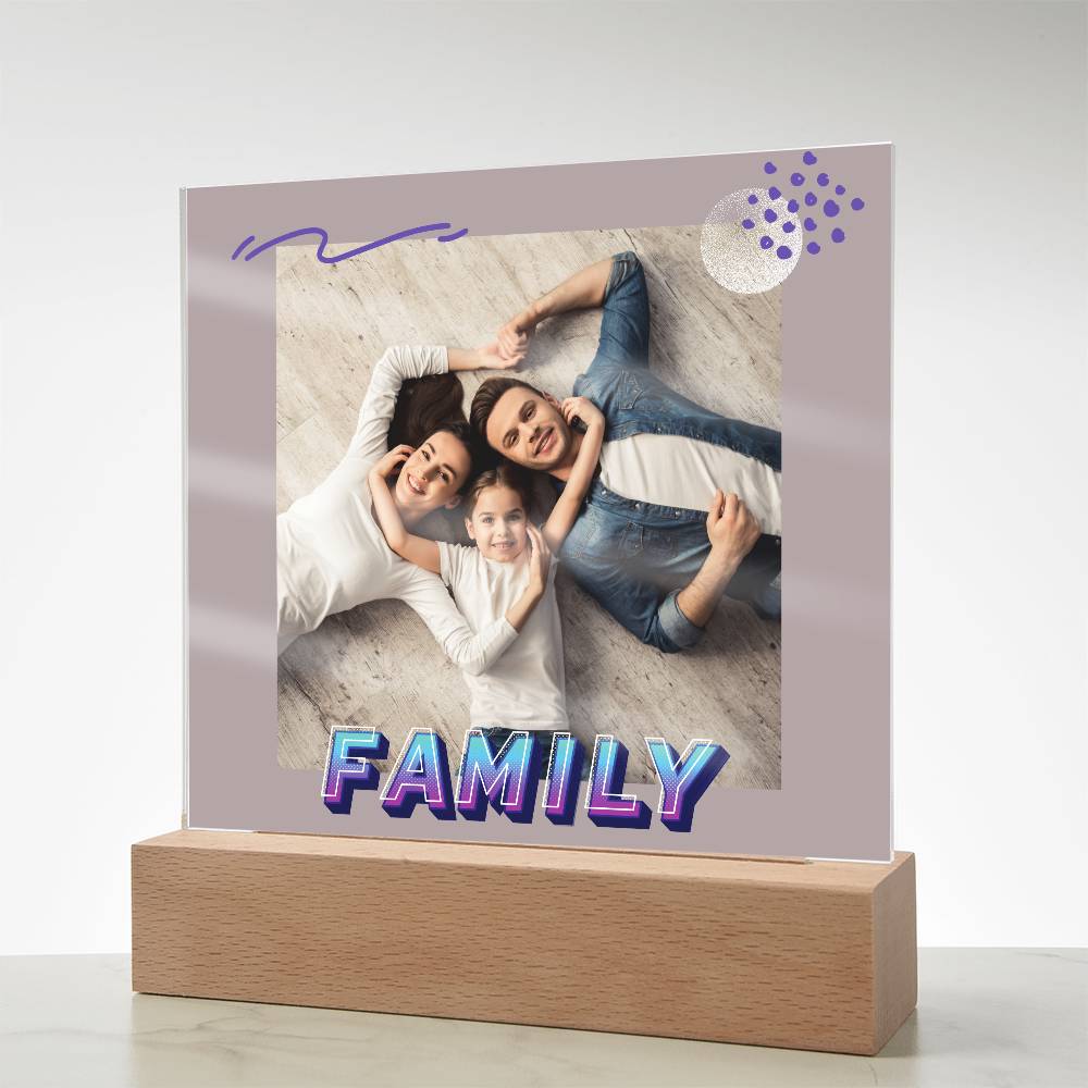 Personalized Acrylic Square Plaque