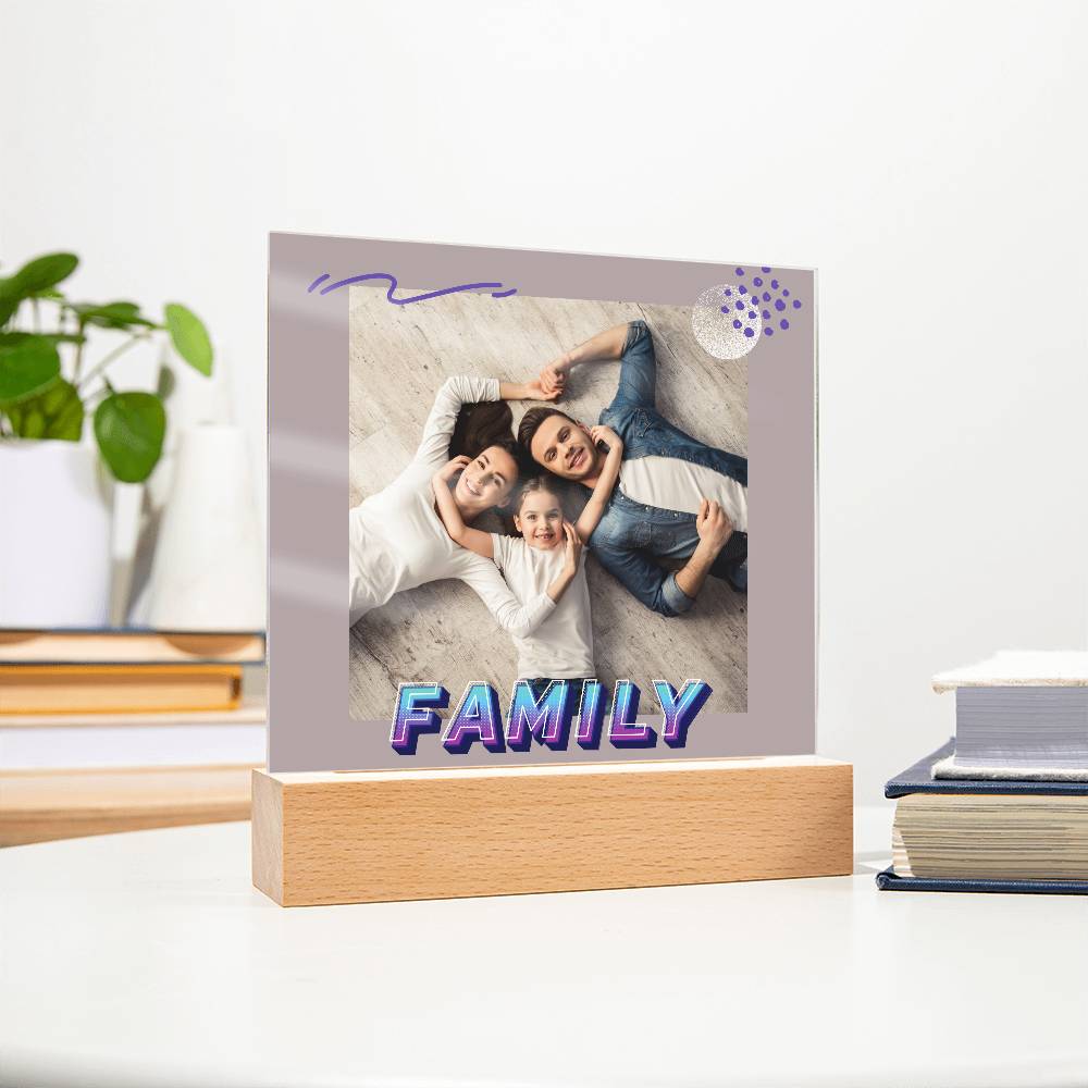 Personalized Acrylic Square Plaque