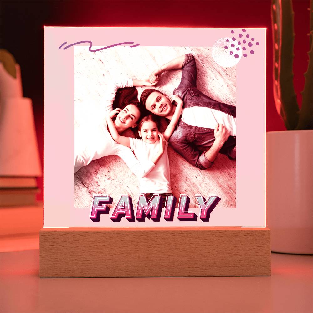 Personalized Acrylic Square Plaque